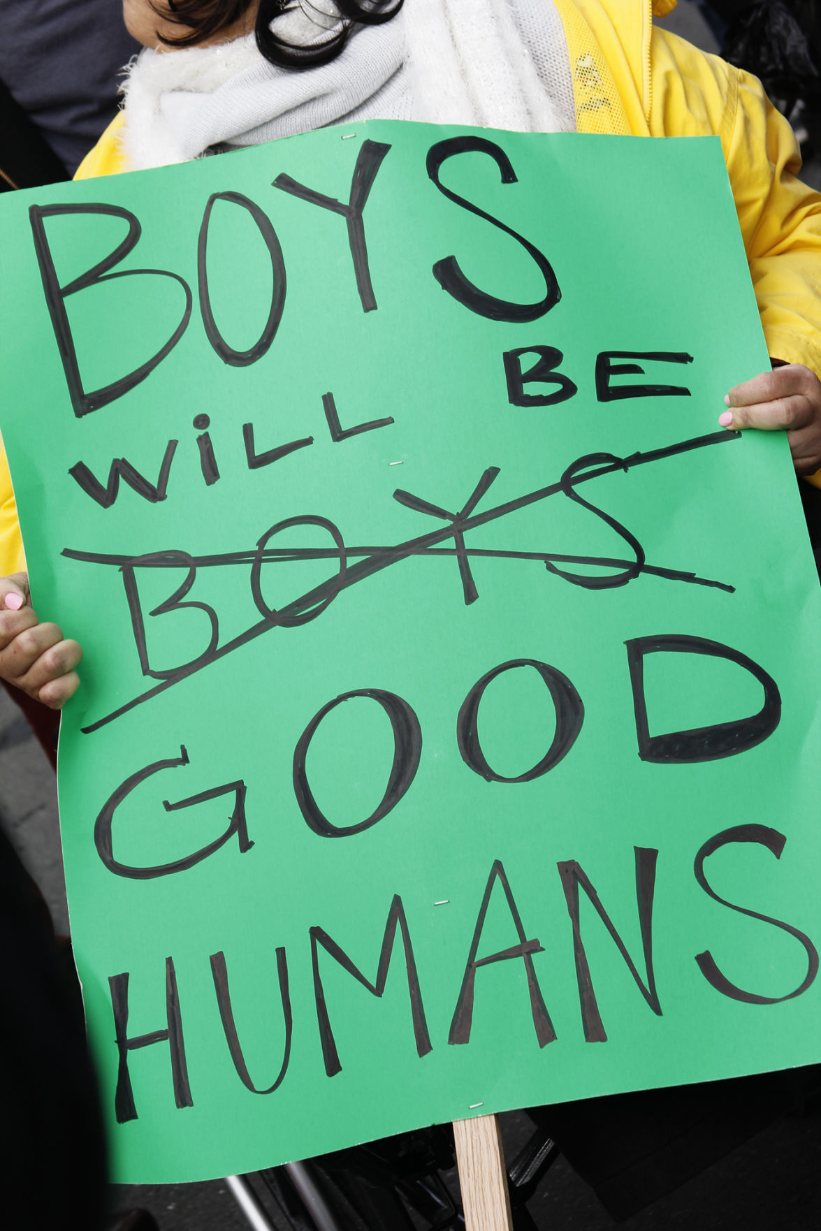 Signs seen at Women's March Napa Valley